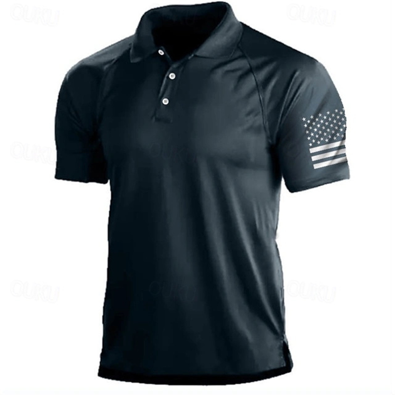 Golf Equipment For Sale - Koszulka polo z nadrukiem 3D USA